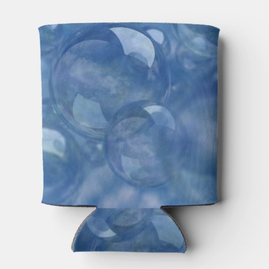 この缶クーラーの上の青い泡 缶クーラー (裏面)