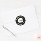 この羊のプンダーク得バおもしろいグを私たちは行うことができる ラウンドシール (封筒)