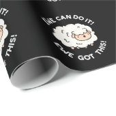 この羊のプンダーク得バおもしろいグを私たちは行うことができる ラッピングペーパー (ロールコーナー)