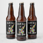 この美しいデザインは父と娘のgr ビールラベル (ボトル)