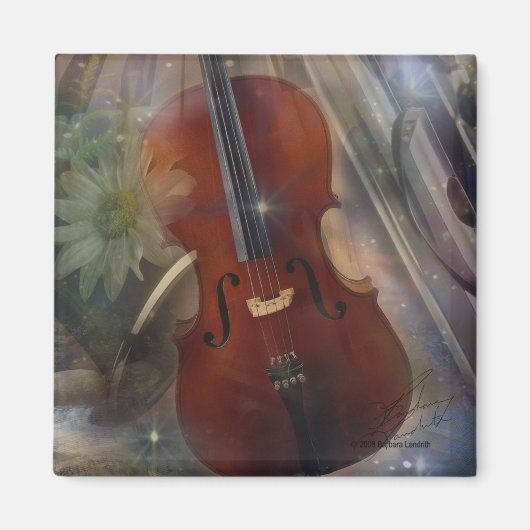 この美しいミュージカルデザイン マグネット (正面)