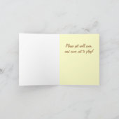 この美しい日の付けられた内部…、… カード (内部)