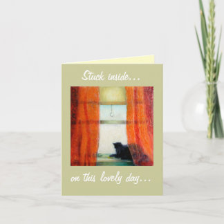 この美しい日の付けられた内部…、… カード