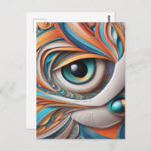 この美しい猫ベクトルアートは完璧な追加 ポストカード (正面/裏面)