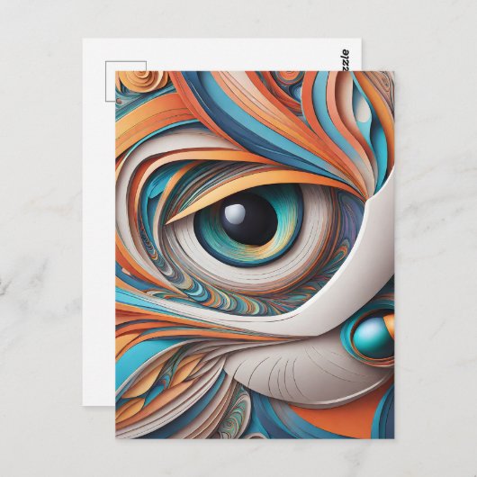 この美しい猫ベクトルアートは完璧な追加 ポストカード (正面/裏面)