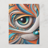 この美しい猫ベクトルアートは完璧な追加 ポストカード (正面)