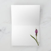 この美しい白鳥の挨拶状 カード (内部)