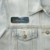 この美しい赤カヌー湖をパーソナライズ 名札 (インサイチュ)