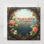 この美しい風景とフローラ枠 シーズンカード (正面)