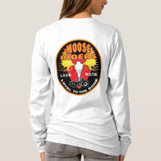 この群れと走ることができますか。 Tシャツ (裏面)