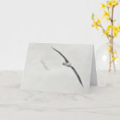 「この羽」 カード (黄色い花)