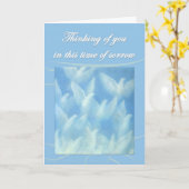 この考え悲しみの時の君の カード (黄色い花)