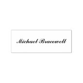 この耐久性のあるゴム印に自分の名前を付ける ラバースタンプ (インプリント)