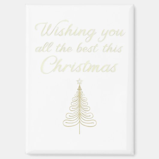 この聖降誕祭に最高のもお願い マグネット (正面)