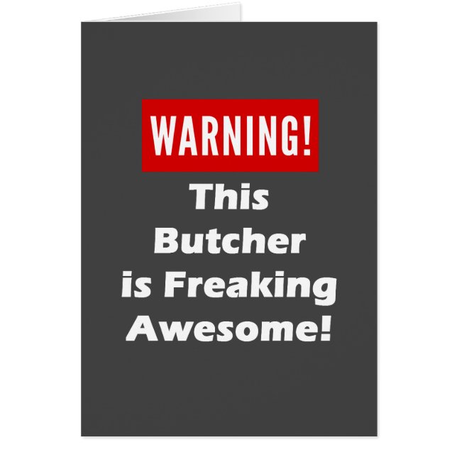 この肉屋は素晴らしいひどく神経質になることです! (正面)