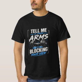 この腕が視界を遮っているか教えてください Tシャツ