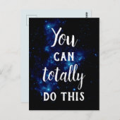 この自信引用文銀河系 ポストカード (正面/裏面)