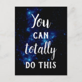 この自信引用文銀河系 ポストカード (正面)