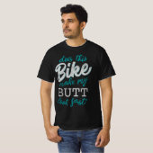 この自転車は私のお尻を速く見せるか。 Tシャツ (正面フル)