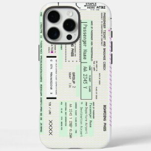 この航空会社ボーディングパスVer2の変更 iPhone 16 Pro Maxケース