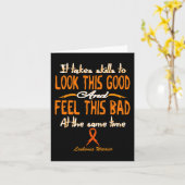 この良いがん白血病を見るには技術が必要だ カード (黄色い花)