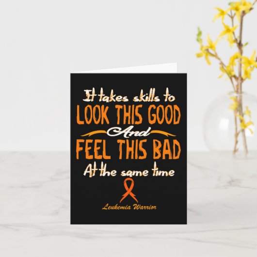 この良いがん白血病を見るには技術が必要だ カード (黄色い花)