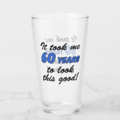 この良いガラスを見るのに60年かかりました タンブラーグラス (裏面)