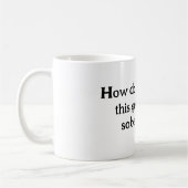 この良いソバ感じーの方法 – Mag コーヒーマグカップ (左)