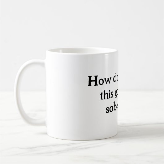 この良いソバ感じーの方法 – Mag コーヒーマグカップ (左)