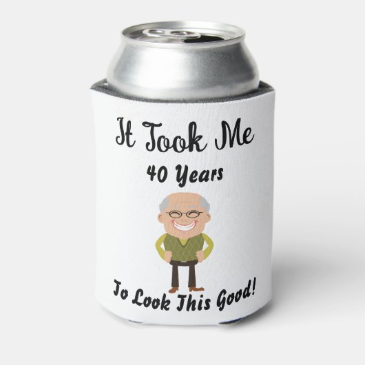 この良い缶クーラーを見るために私の40年かかった 缶クーラー (缶裏面)