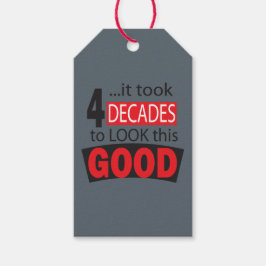 この良い見た目に40年かかったこと|40歳の誕生日 ギフトタグ