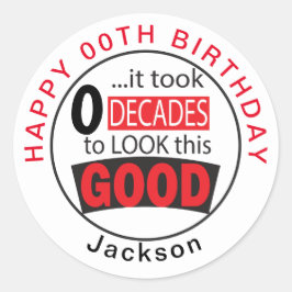 この良い見て00年かかった – 00th ラウンドシール