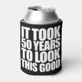 この良い50歳の誕生日を見るのに50年かかった 缶クーラー (缶正面)
