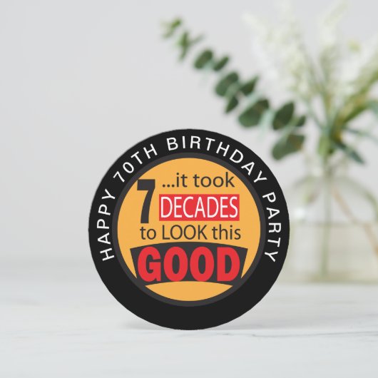 この良さを見るのに70年かかった- 70招待状 招待状 (スタンド正面)