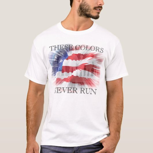 この色は愛国心が無走い Tシャツ (正面)