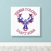 この色は走ない！イーグルスター&ストライプ キャンバスプリント (インサイチュ (ウッドフロア))