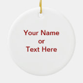 この花の個人用設定オーナメント セラミックオーナメント (裏面)