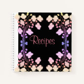 この花の本をパーソナライズするレシピ ノートブック (正面)