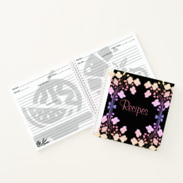 この花の本をパーソナライズするレシピ ノートブック