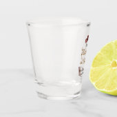 この花嫁はショーガール ショットグラス (左)