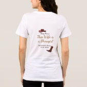 この花嫁はショーガール トライブレンドＴシャツ (裏面)