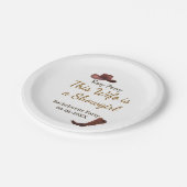 この花嫁はショーガール ペーパープレート (アングル)