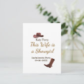 この花嫁はショーガール ポストカード (スタンド正面)