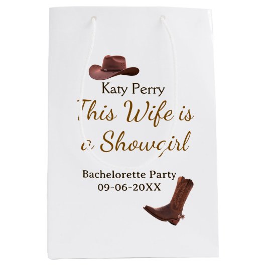 この花嫁はショーガール ミディアムペーパーバッグ (正面)