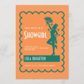 この花嫁は最後のショーガール 招待状 (正面)