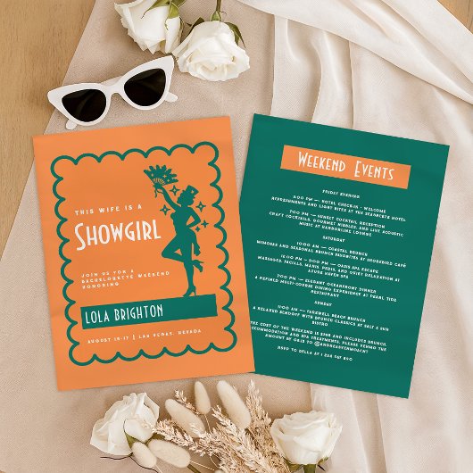 この花嫁は最後のショーガール 招待状