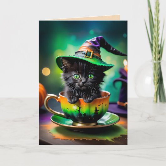 この茶離れの湯で何の注も無い カード (正面)