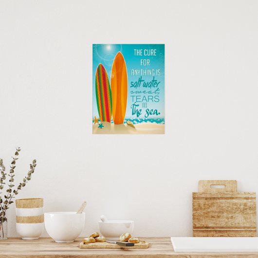 この薬は塩水 ポスター (キッチン)