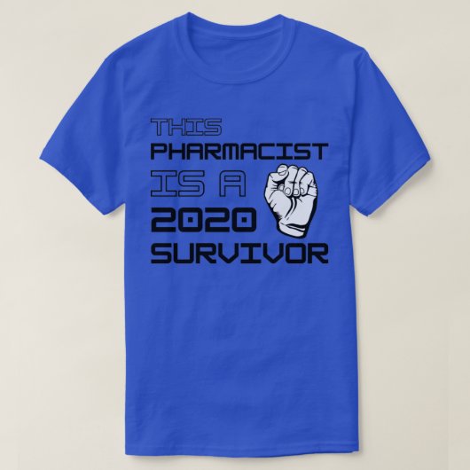 この薬剤師は2020年生存者である Tシャツ (デザイン正面)
