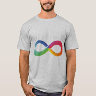 この虹の無限大のシャツは何でも象徴する Tシャツ